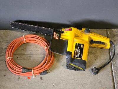 McCulloch Electramac EM250 Corded Chainsaw w/ Extension Cord