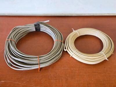 (2) Spools of Assorted Length 12/2 w/ Ground 600V Electrical Wire
