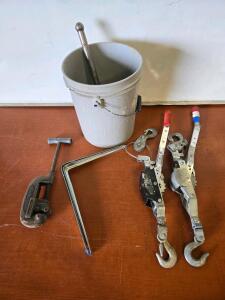 (2) Ratchet Cable Pullers & More!