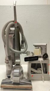Kirby Generation 3 (G3) upright vacuum cleaner with attachments