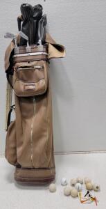Wilson Golf Clubs and Bag