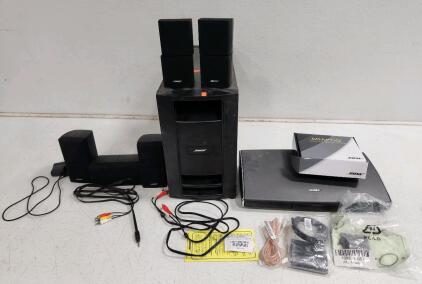 (1) Bose Lifestyle V35 Home Theater System W/ Control Console And Speakers And Cord Accessories