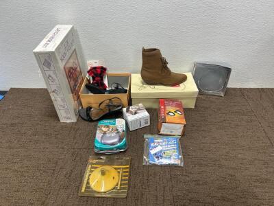 (1) Portfolio easy Light Halogen two light kit (1) Schlage Sense Smart Deadbolt and more