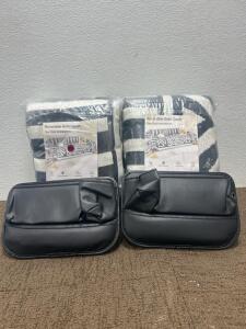 (2) Reversible sofa covers (2) Car Organizers