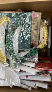 Assorted Amazon Overstock Includes Men&rsquo;s Elf Christmas Suit ,Plush Throw 50&rdquo;X60&rdquo; 100 Polyester ,Funchaday Lights & More.