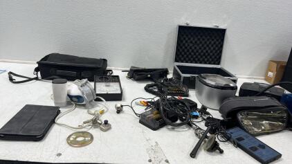 Power Supply( /value $300) wall Camera,Analog Multimeter,,(2)Spy Cameras, (5) Back up Cameras ,Lenovo 7&rdquo; Tablet..