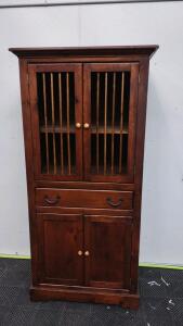 China Cabinet Fretwork Doors 35"x 29"x 6'
