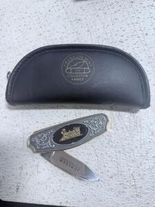 (1) Train FRANKLIN MINT Jupiter Collector CENTRAL PACIFIC RAILROAD Folding Knife