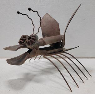 Metal Yard Art Fly