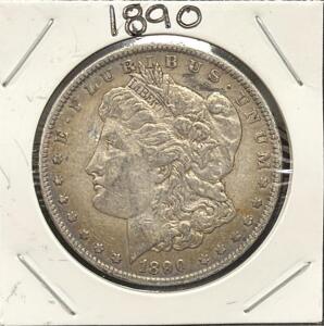 1890 Morgan Silver Dollar, United States Coin, 90% Silver