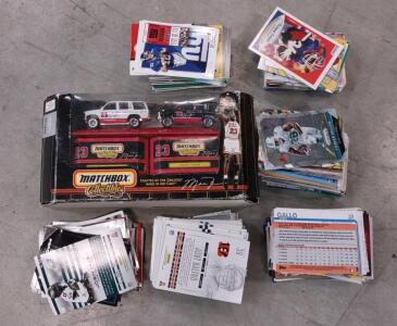 (1) 1999-Matchbox Collectibles NBA Chicago Bulls Michael Jordan #23 Chevy Tahoe Set & (100+) Assorted Sport Player Cards (Football Main)