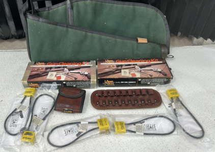 Misc Lot! Assorted Items Including: (2) Vintage Kleen Bore Gun Cleaning Kits, (1) Allen Gun Carrier, & More!