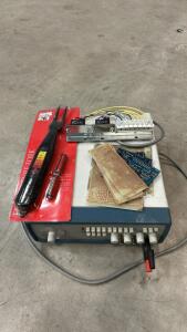 Misc Lot! Assorted Items Including: (1) B&K Precision 4010A 2MHz Function Generator, (9) Circuit Board Pieces, & More!
