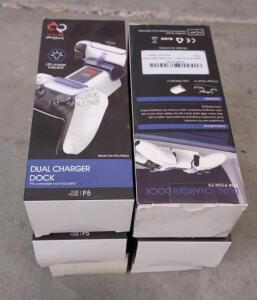 (6) Boxes of New Dual Charger Docks