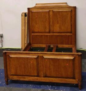 Baker Queen Size Wooden Mahogany Bed Frame
