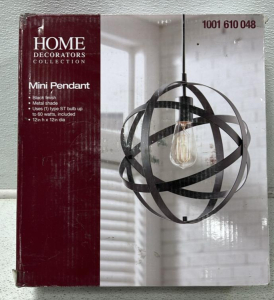 (2) Home Decor&rsquo;s Collection Mini Pendant