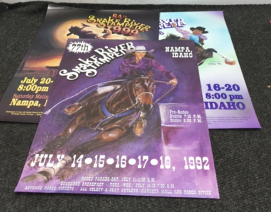 (3) Vintage Snake River Stampede Posters