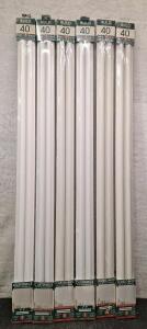 (6) BUILD And BATTEN 2-Pack Wall Panel Rail Kits, 40", White, Unfinished Polystyrene Wall Panel Moulding.