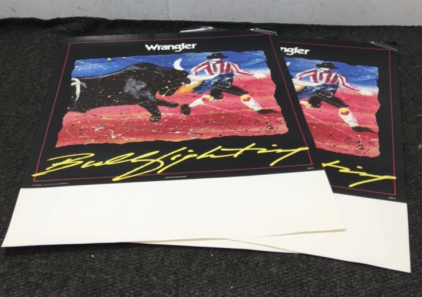 (3) Vintage Wrangler Jeans Posters