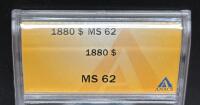 1880 Morgan Dollar, MS 62, ANACS Certified, Serial 5336449 - 5