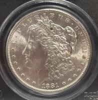 1881-S Morgan Dollar, PCGS MS63, $1 Coin, Serial 7130.63/2515534 - 3