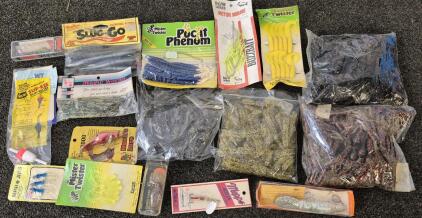 Fishing Bundle! Lures, Soft Bait, Hooks