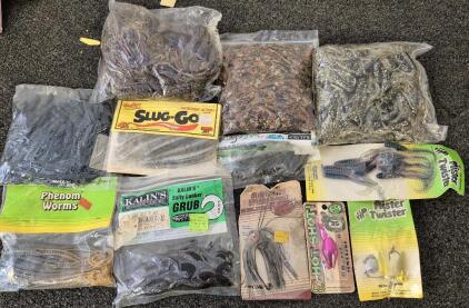Fishing Bundle! Lures, Soft Bait, Hooks, Weights
