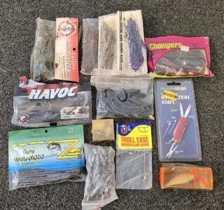 Fishing Bundle! Lures, Soft Bait, Hooks, Weights