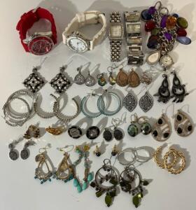 Jewelry Including (5) Watches & Earrings