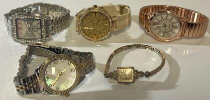 (5) Women&rsquo;s Fashion Watches &mdash; Accutime Watch Corp. Watch, Wittnauer Watch & (3) Unbranded Watches