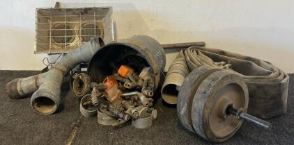 Tools & Parts Including Barrel Drum Pump, Mr. Heater MH24T Double Tank Top Propane Heater, Sprinkler Heads, Deflection Elbow & More