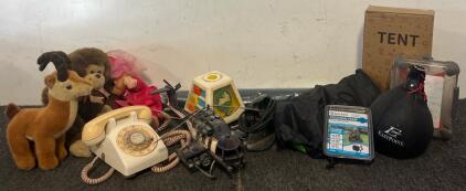 Model Helicopter, Vintage Home Goods, Spikeball Net, Kids Play Tent & More