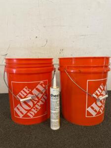 (2) Buckets Of LMK Adhesive