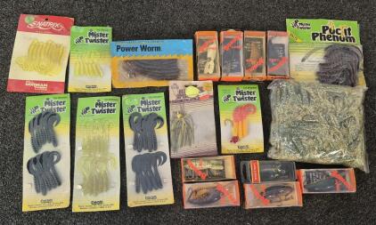 Fishing Bundle! Lures, Soft Bait, Hooks