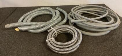 (2) Sizes Of Flexible Metal Conduit And (2) Sizes Of Electric Wire Conduct