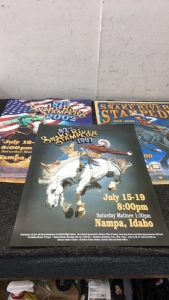 (3) Original Snake River Stampede Posters