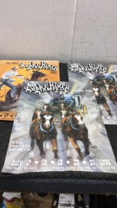 (3) Original Snake River Stampede Posters