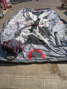 Coleman 6-Person Tent w/Hardware, Tent Cover And Carrying Case 13'X8'