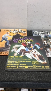 (3) Original Snake River Stampede Posters