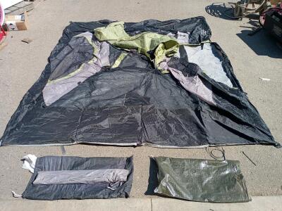 Pacific Crest Rock Creek II 6 Person Camping Tent w/Hardware and Carrying Case 10'X9'