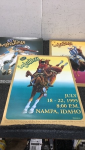 (3) Original Snake River Stampede Posters