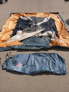 COLEMAN Weathertec 4-6 Person Camping Tent w/Hardware, Cover, And Carrying Case 9'X8'