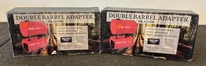 (2) Double Barrel Camp Stove Adapter