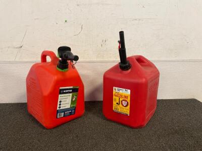 (2) New 5 Gallon Gas Cans