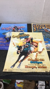 (3) Original Snake River Stampede Posters