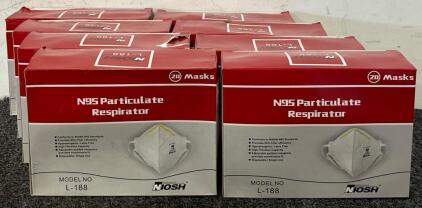(8) 20Pcs N95 Particulate Respirator Masks