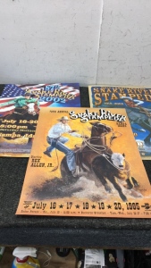 (3) Original Snake River Stampede Posters