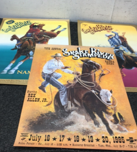 (3) Original Snake River Stampede Posters