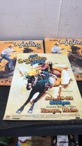(3) Original Snake River Stampede Posters