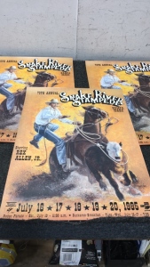 (3) Original 70th Snake River Stampede Posters